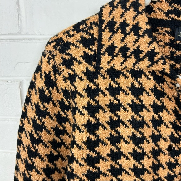 House Of Harlow Houndstooth Knit Cropped Jacket Size S - Picture 4 of 8
